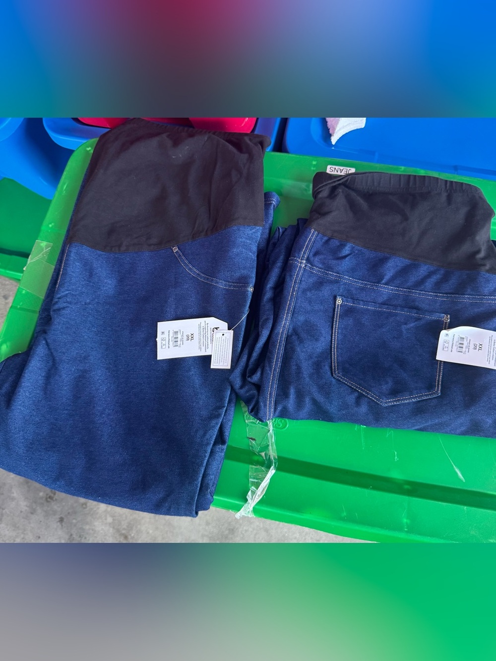 Maternity jeans 2 piece bundle